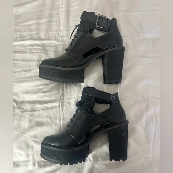 Nasty Gal Shoes Shoe Cult By Nasty Gal Platform Chunky Boot